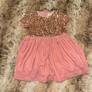 Mini Boden Sequin and Velvet Dress